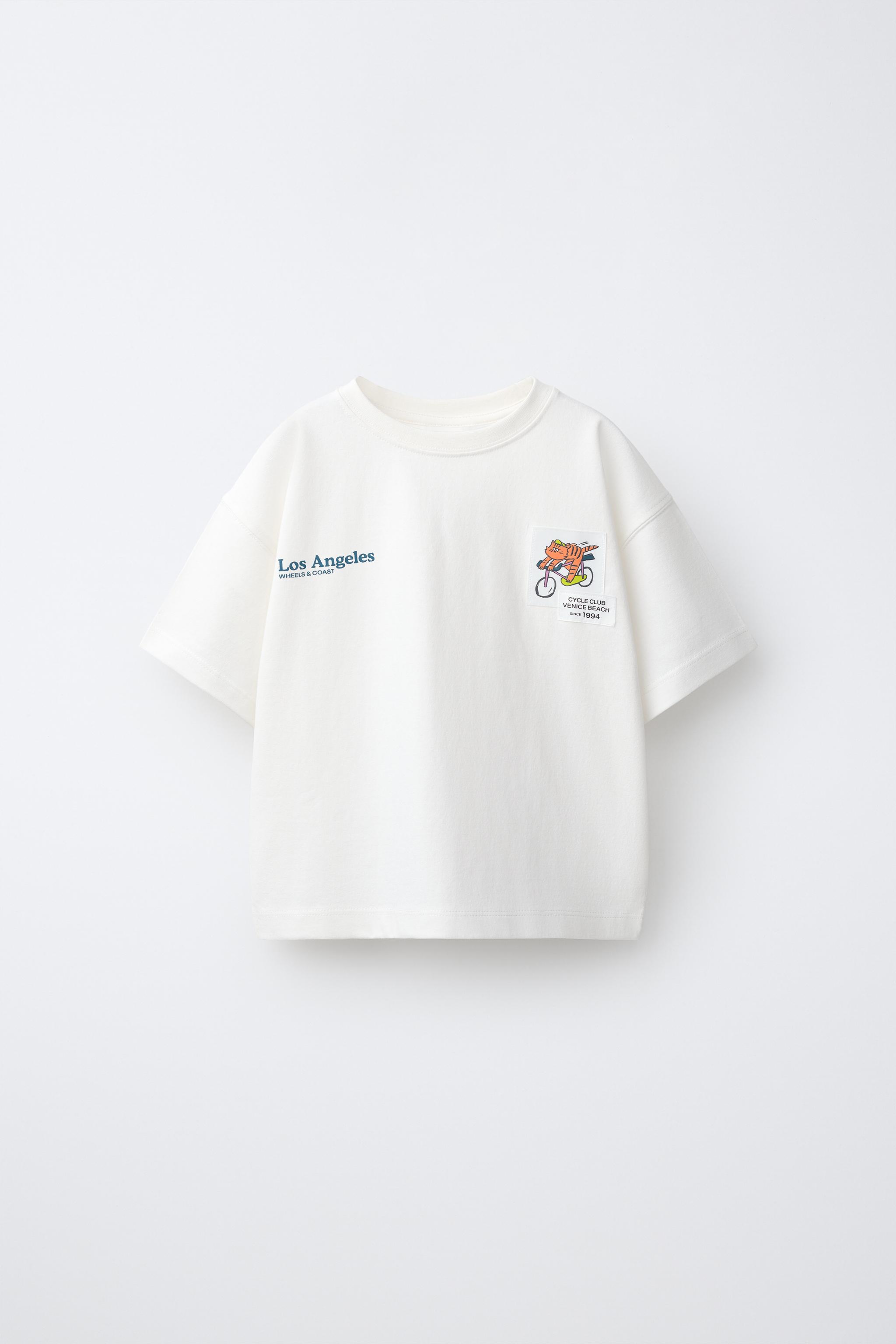 T-SHIRT À ÉTIQUETTE ANIMALIER